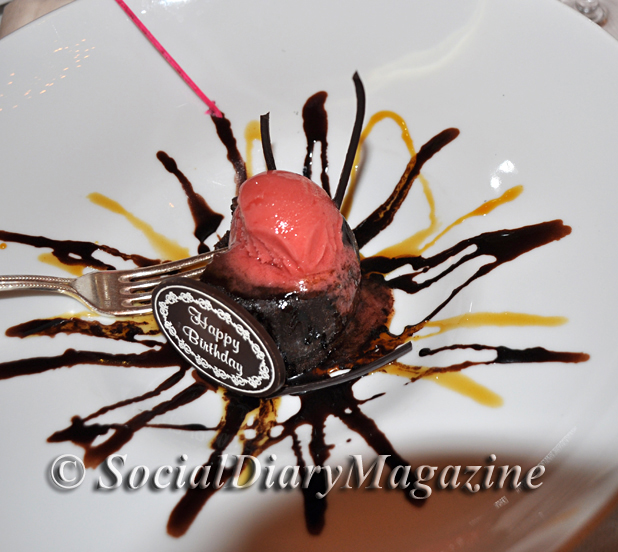 the birthday dessert for Margo Schwab